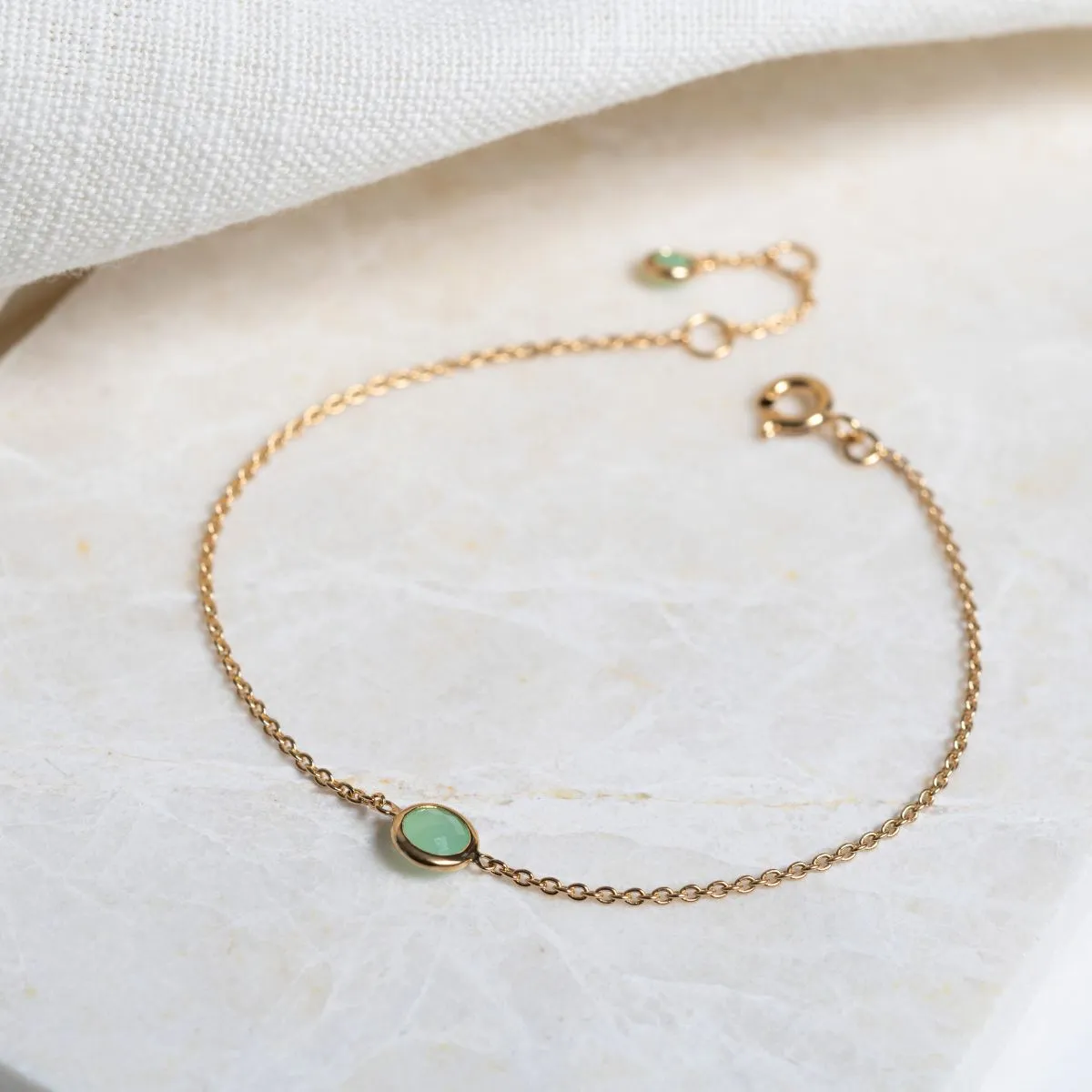 Bilbao Birthstone Gold Vermeil Bracelet