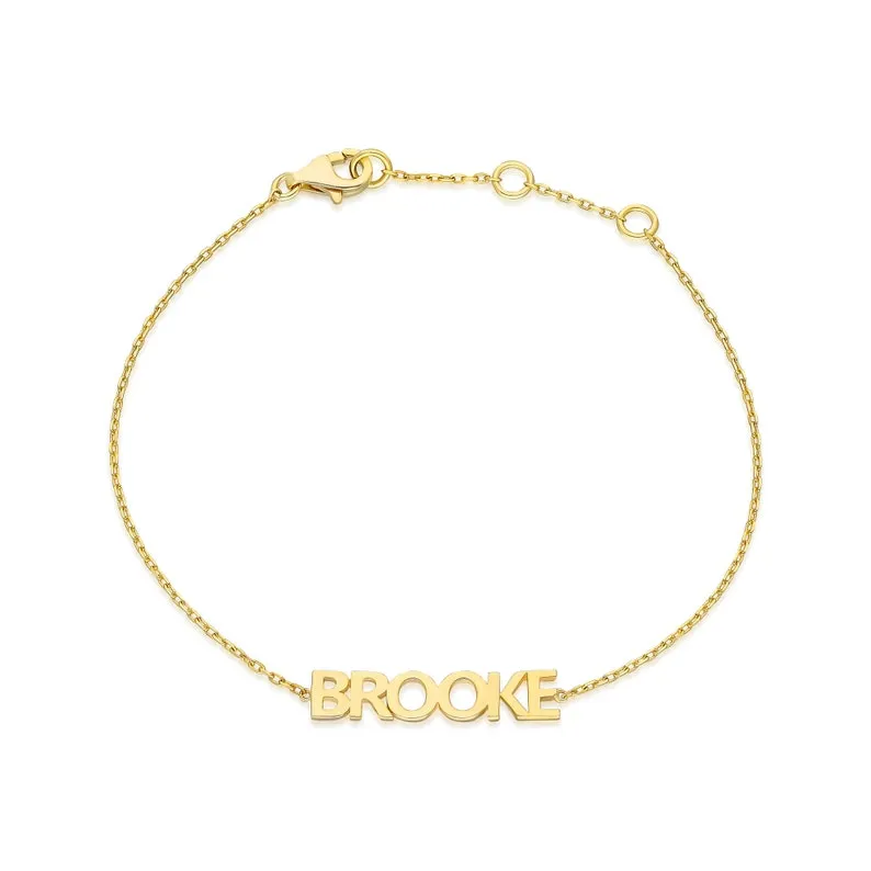 Block Name Bracelet