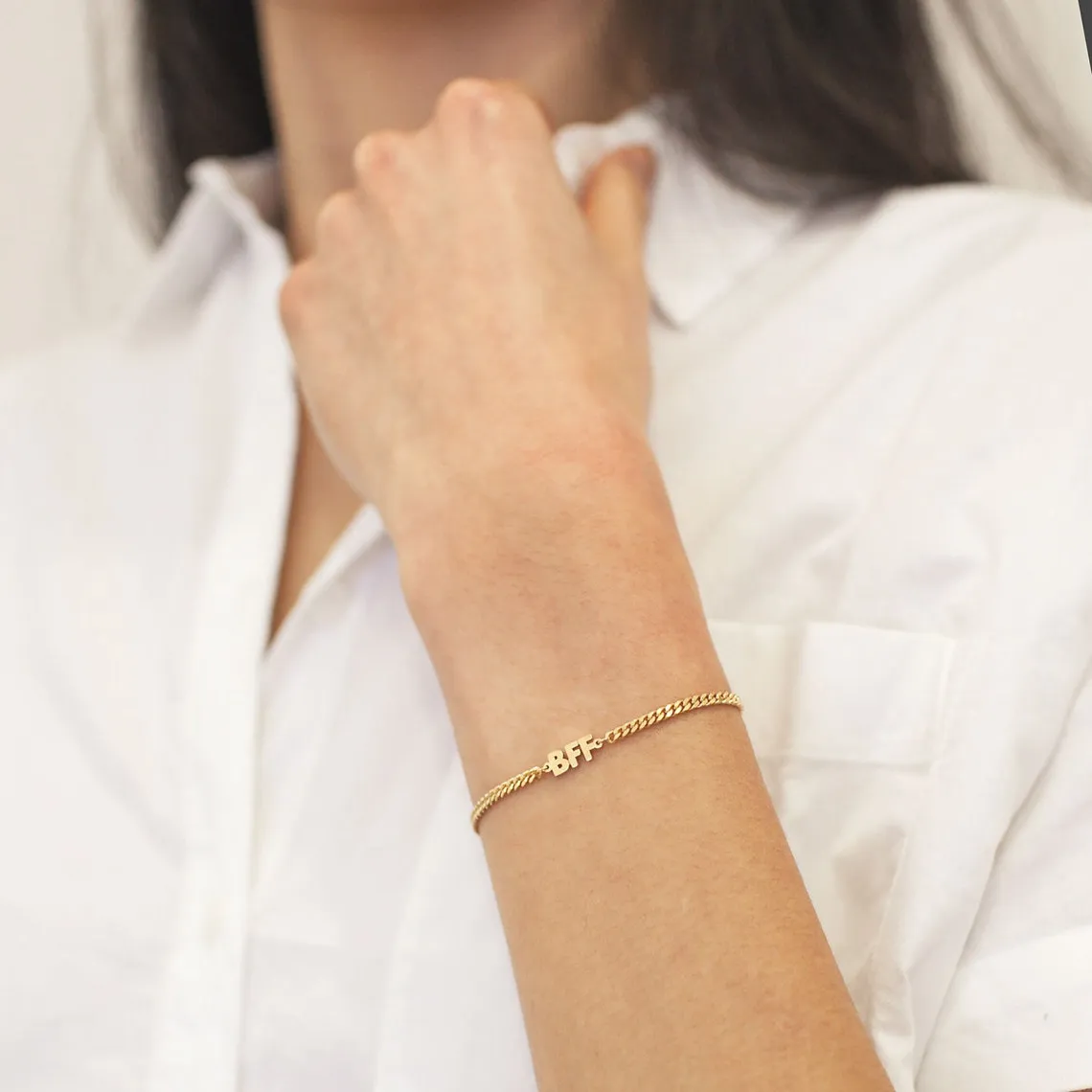 Block Name Bracelet