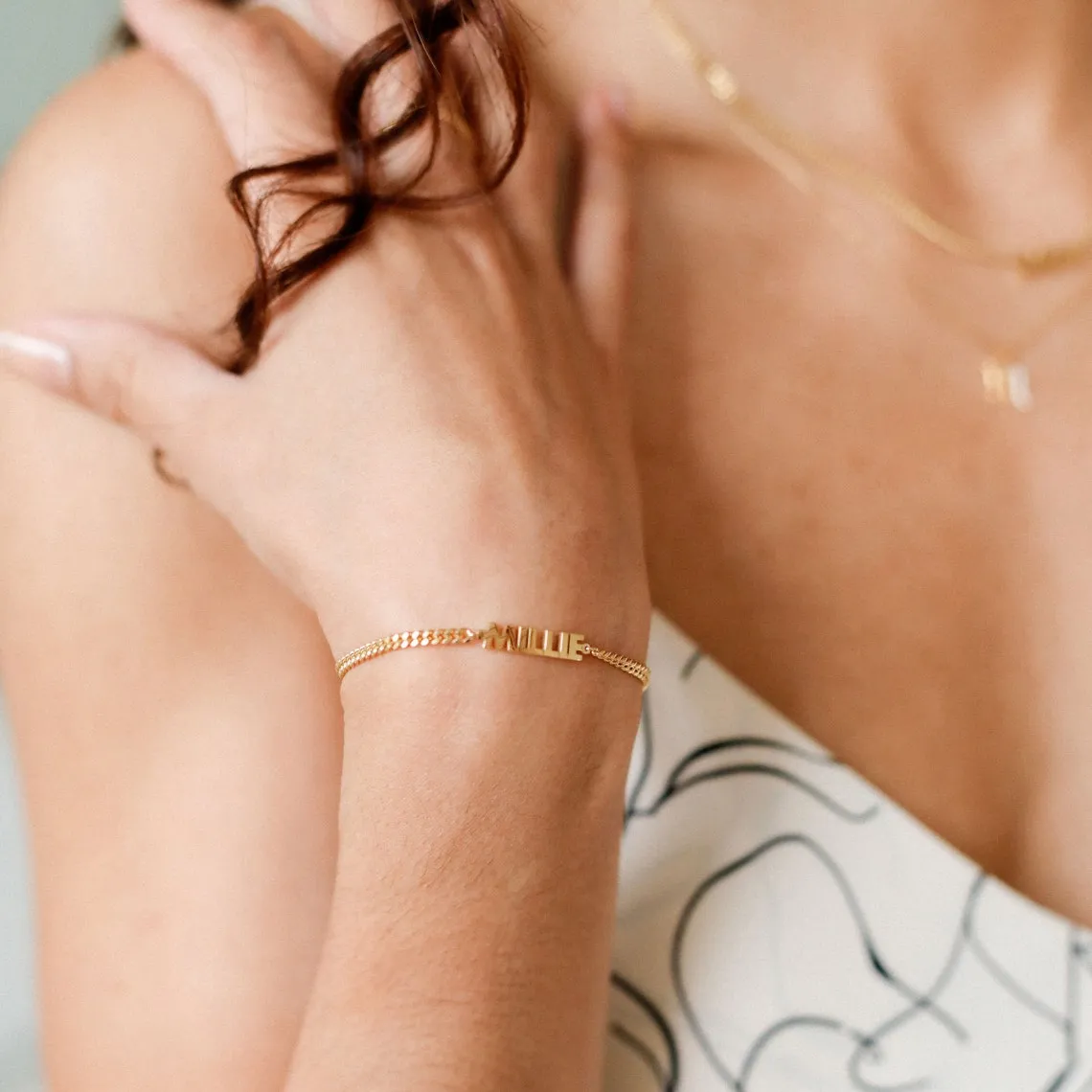 Block Name Bracelet