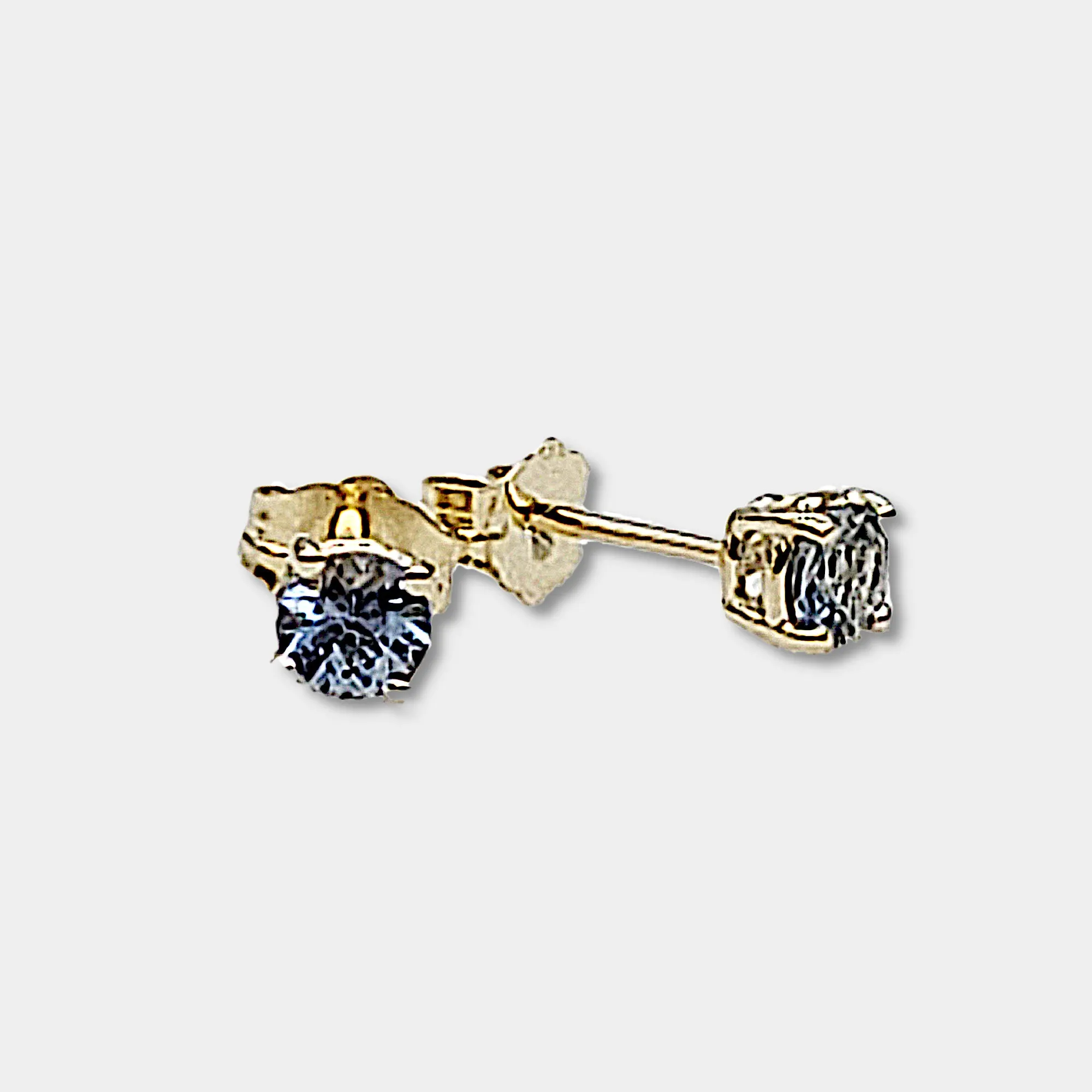 Blue Sapphire Stud Earrings