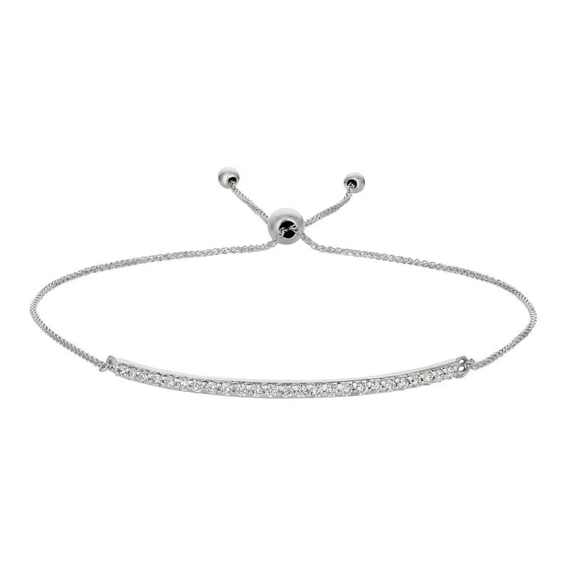 BOLO DIAMOND BAR BRACELET 14K GOLD (0.53 CTW)