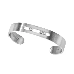 BRACELET DIAMOND NATURAL TITANIUM MOVE TITANIUM BANGLE