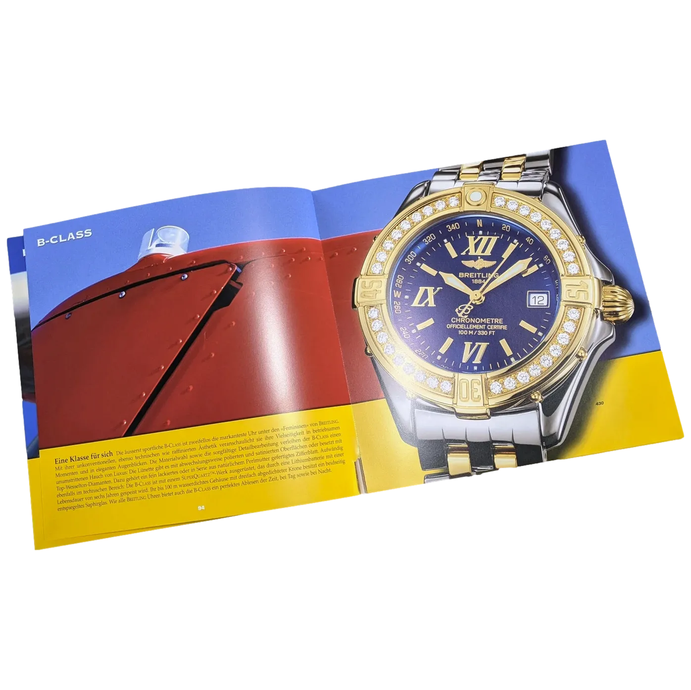 Breitling 1884 2002/2003  "1301" Chronolog 03 Catalogue for Professional Watches Resellers with Prices, Rare!