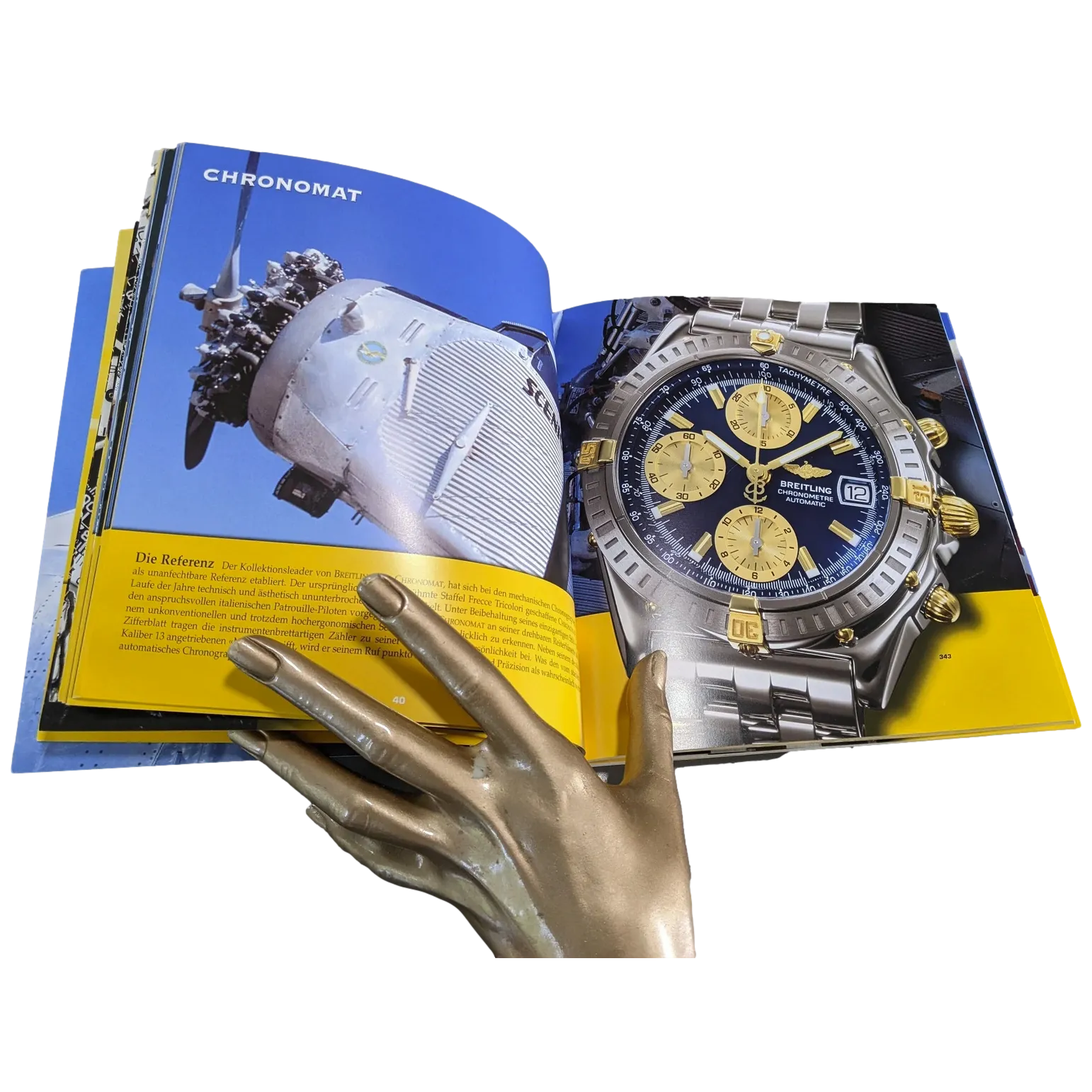 Breitling 1884 2002/2003  "1301" Chronolog 03 Catalogue for Professional Watches Resellers with Prices, Rare!