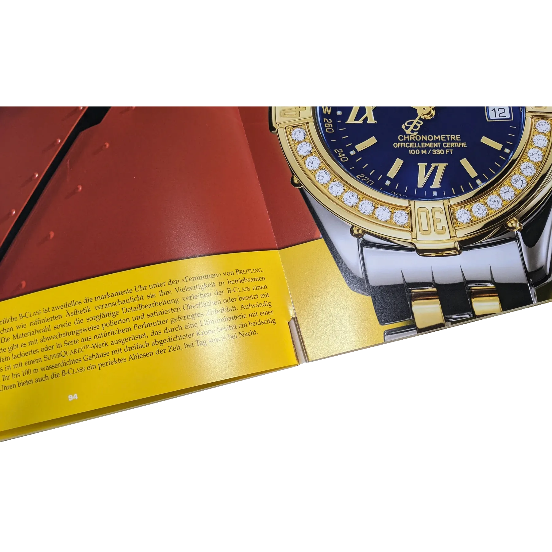 Breitling 1884 2002/2003  "1301" Chronolog 03 Catalogue for Professional Watches Resellers with Prices, Rare!