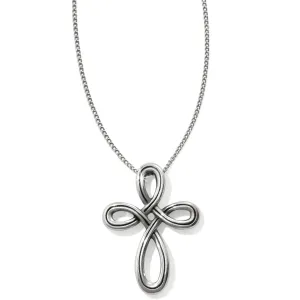 Brighton | Interlok Petite Cross Necklace | Women's