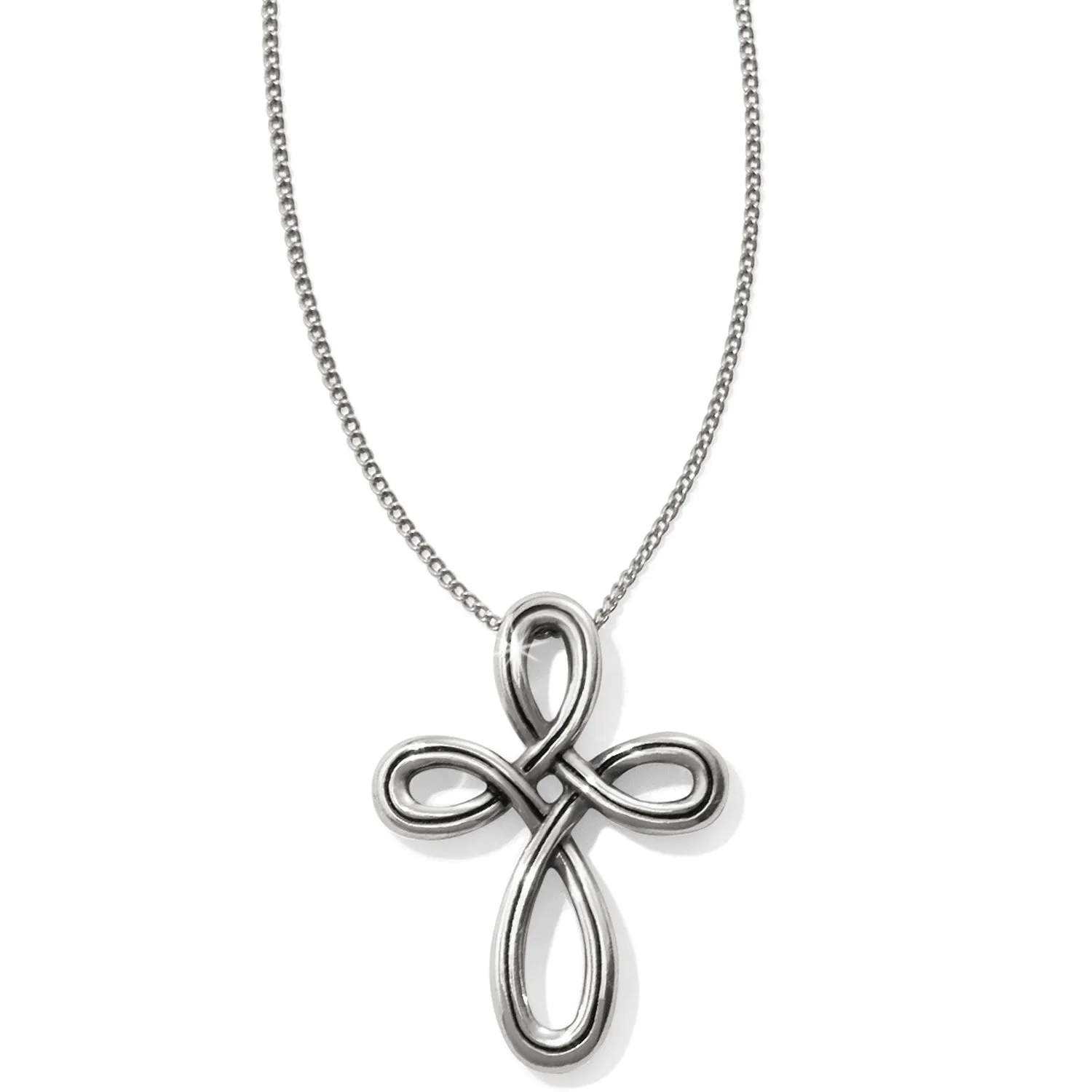 Brighton | Interlok Petite Cross Necklace | Women's