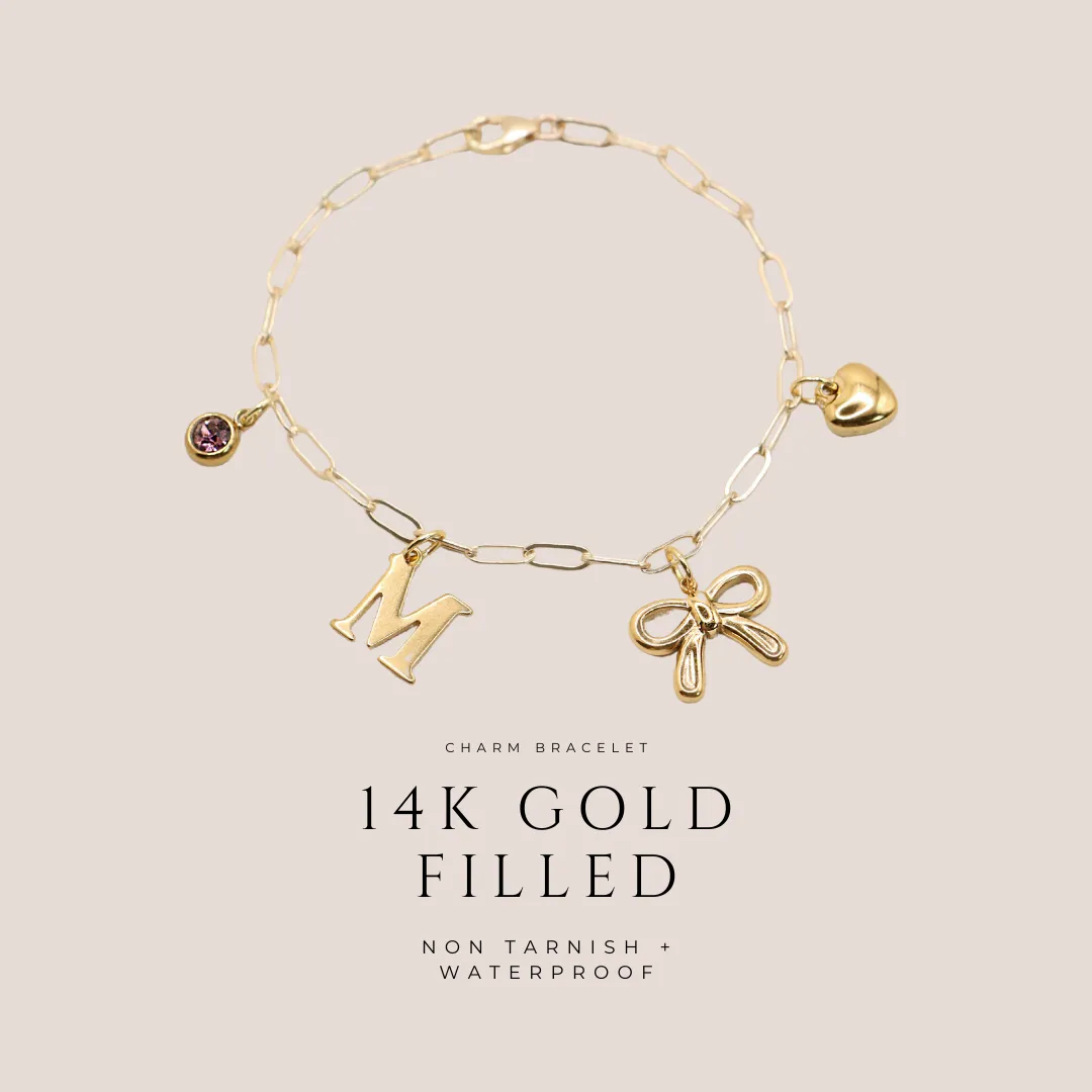 build your own charm bracelet { gold   silver }