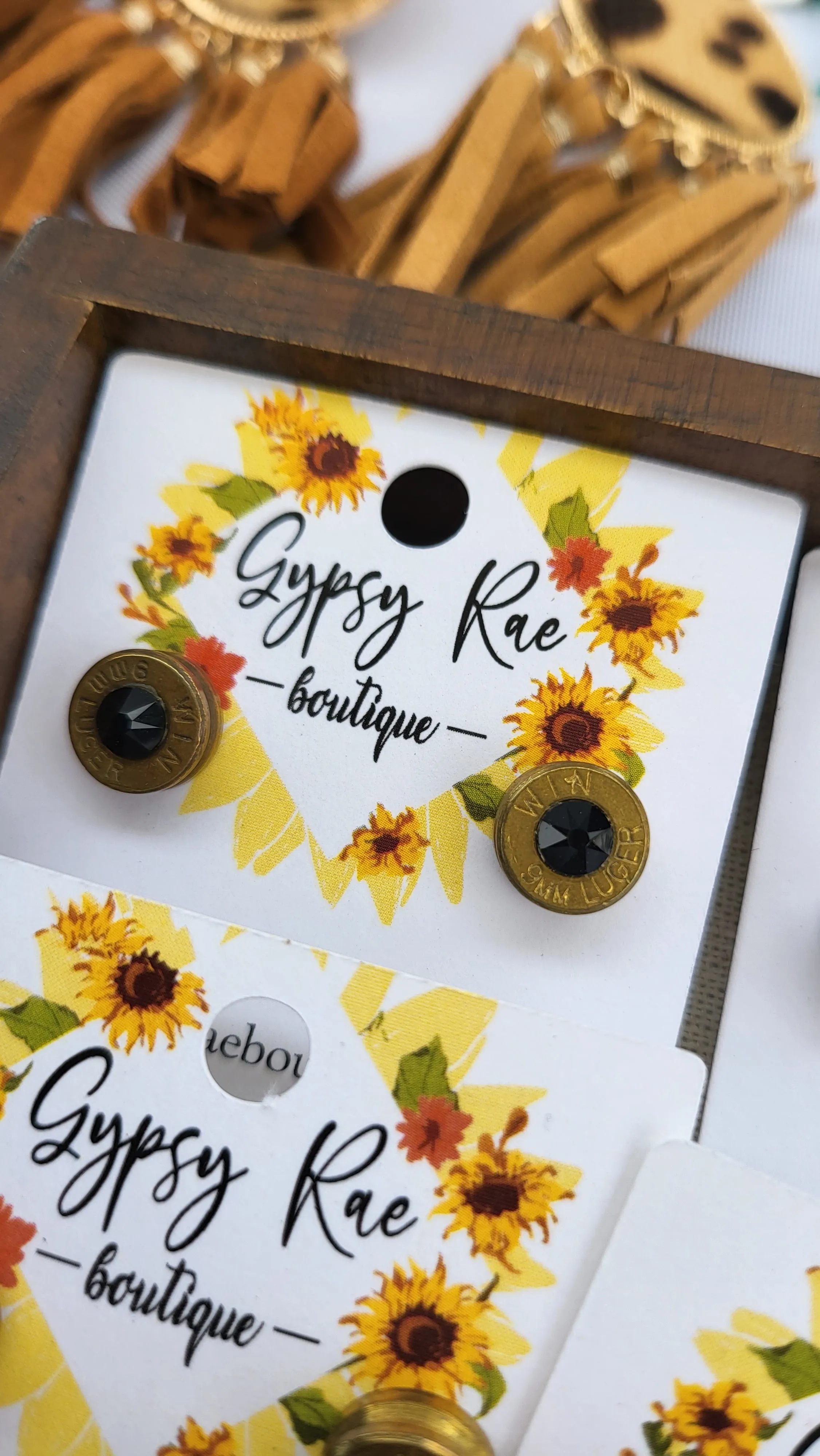 Bullet Stud Earrings
