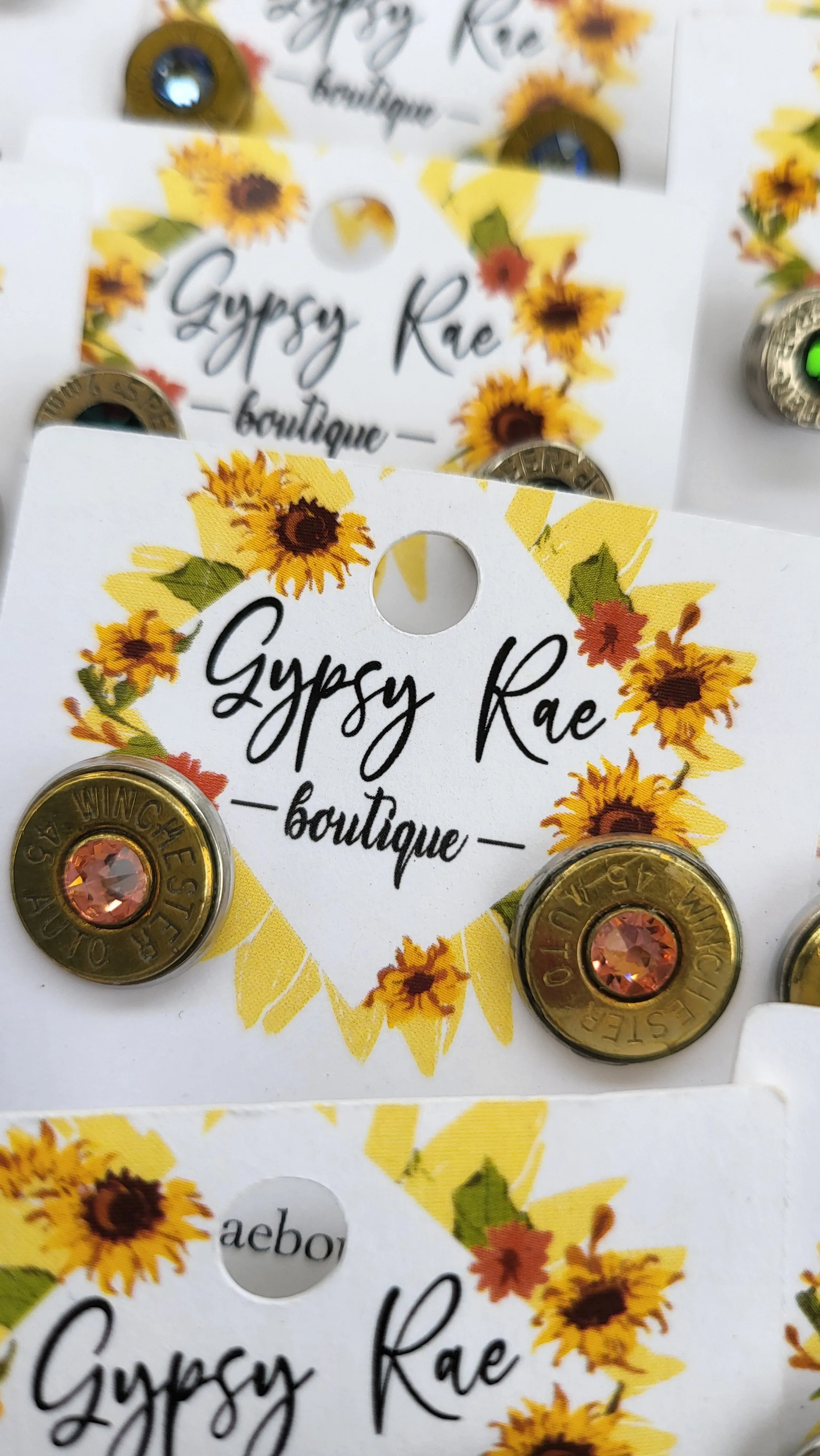 Bullet Stud Earrings