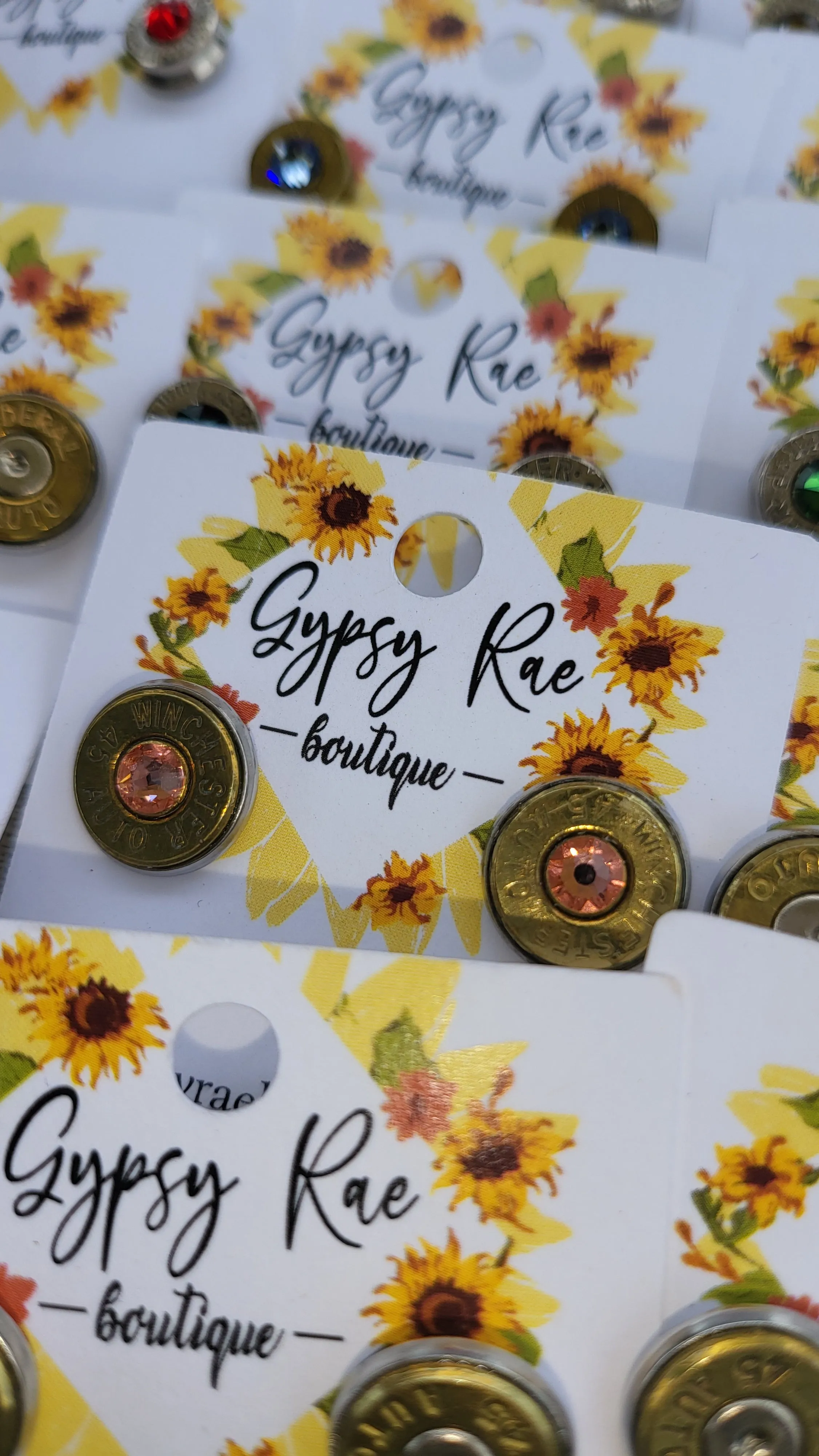 Bullet Stud Earrings