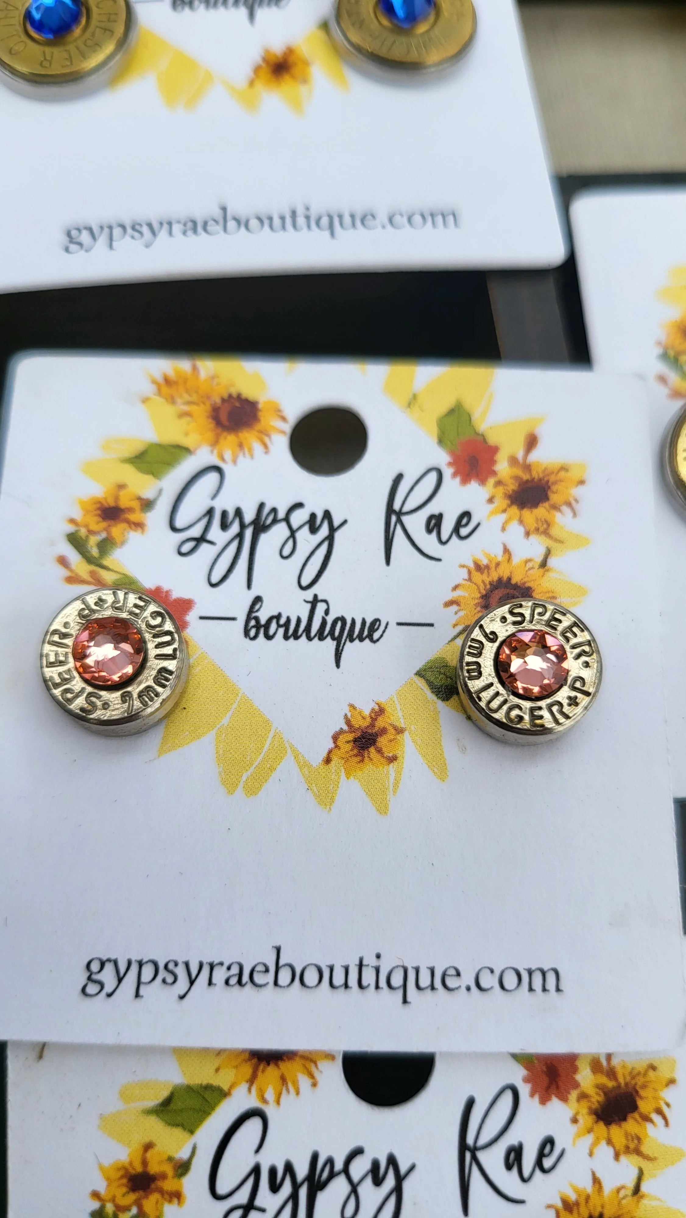 Bullet Stud Earrings