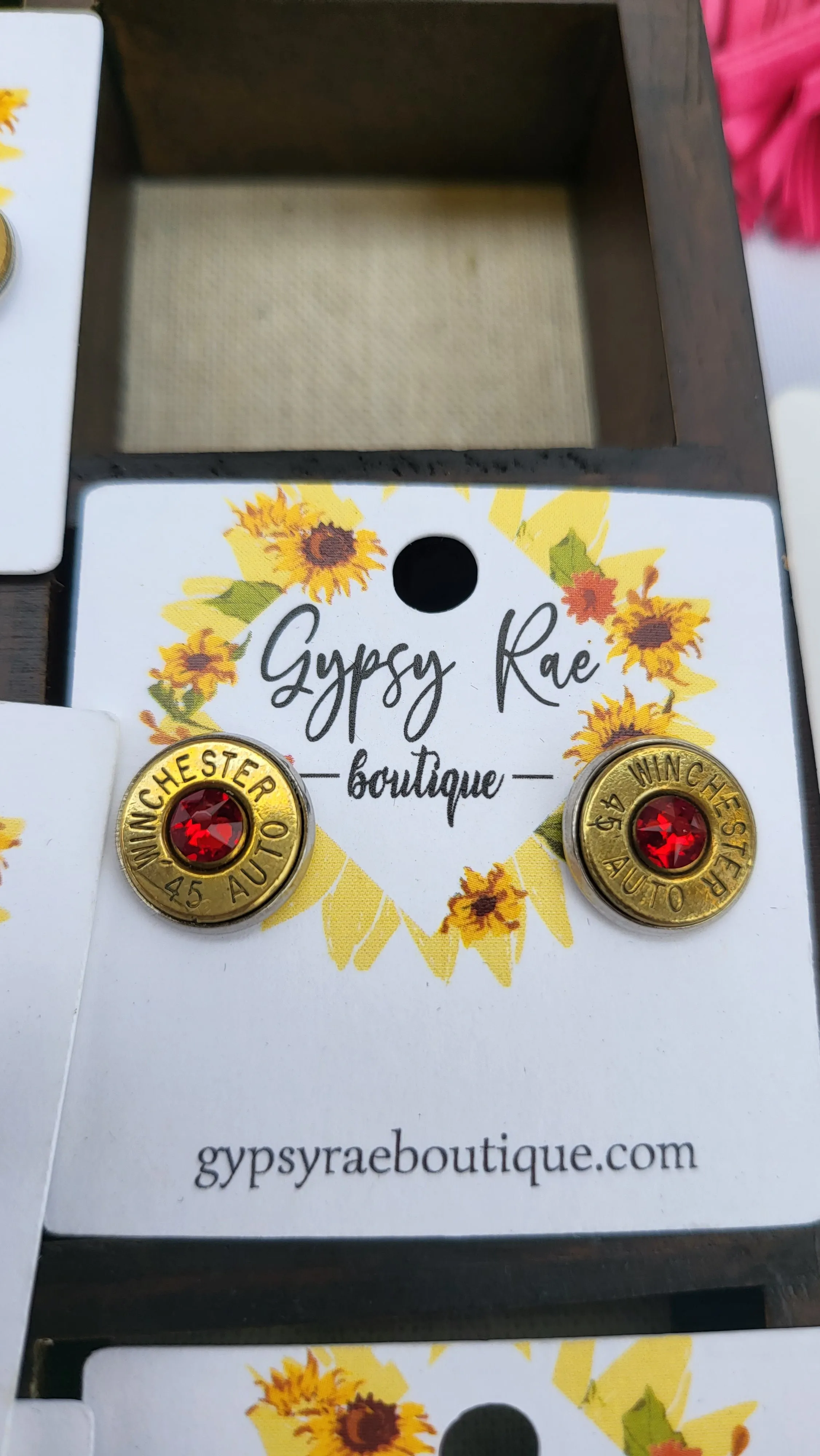 Bullet Stud Earrings