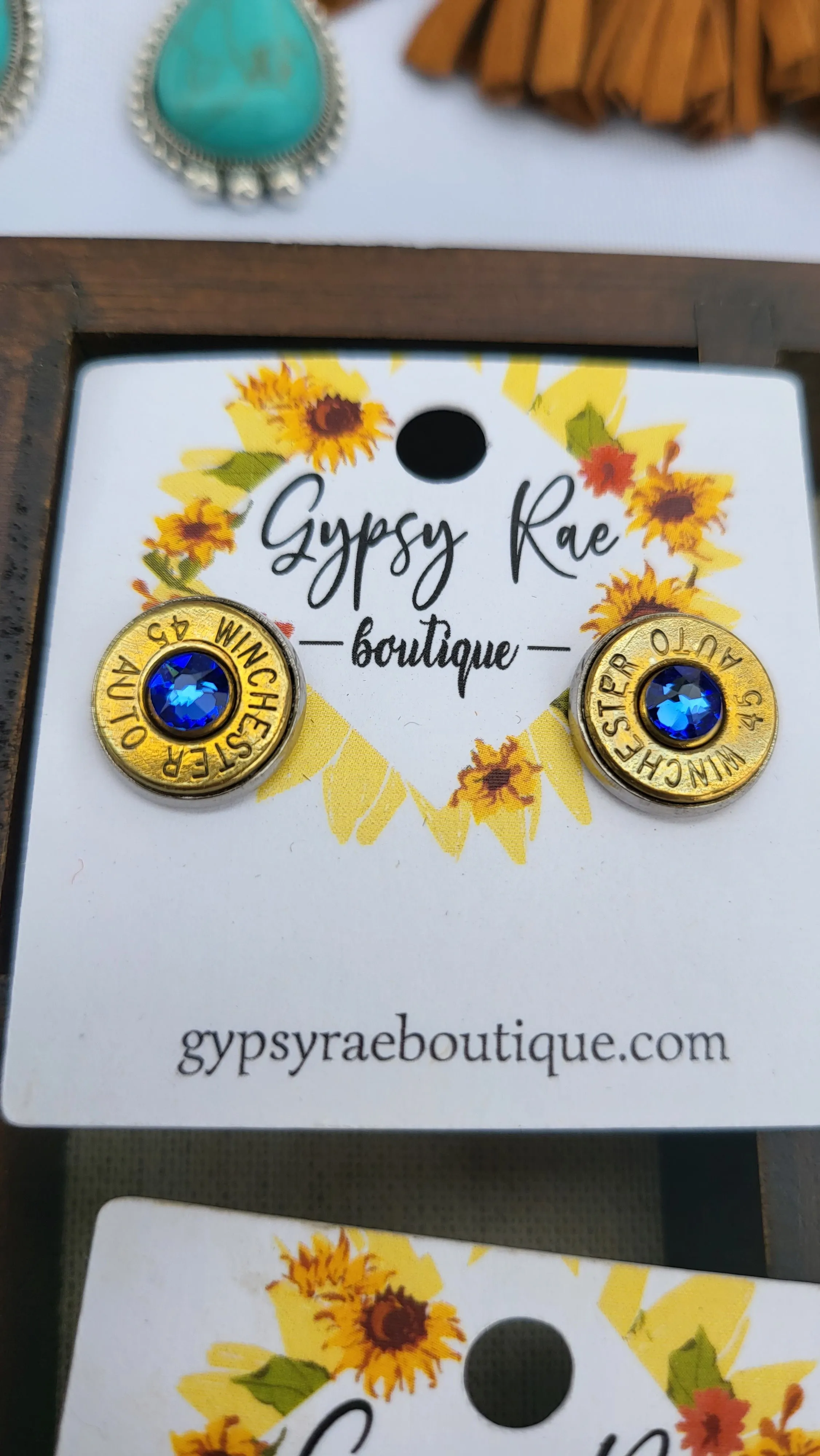 Bullet Stud Earrings