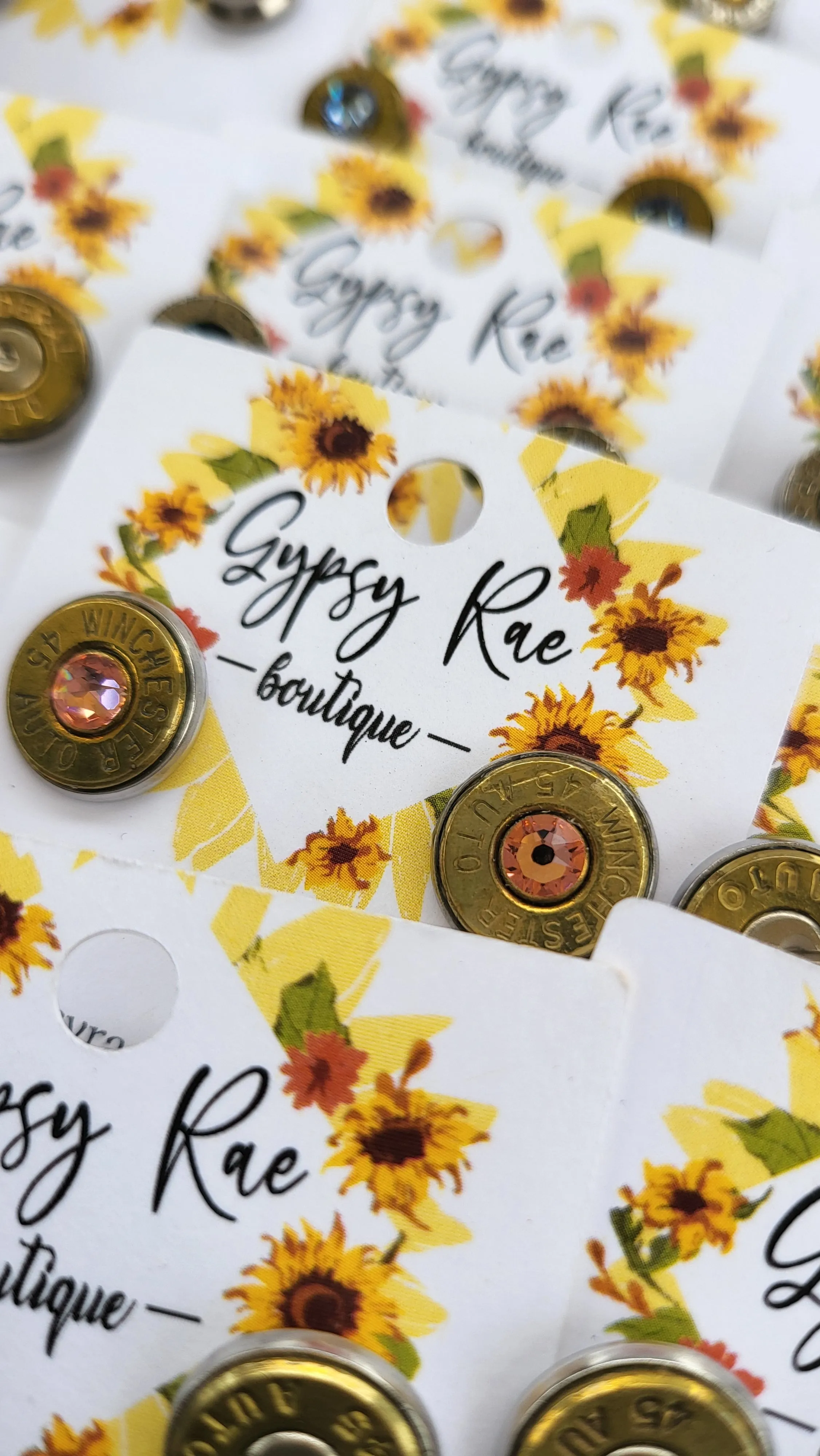 Bullet Stud Earrings