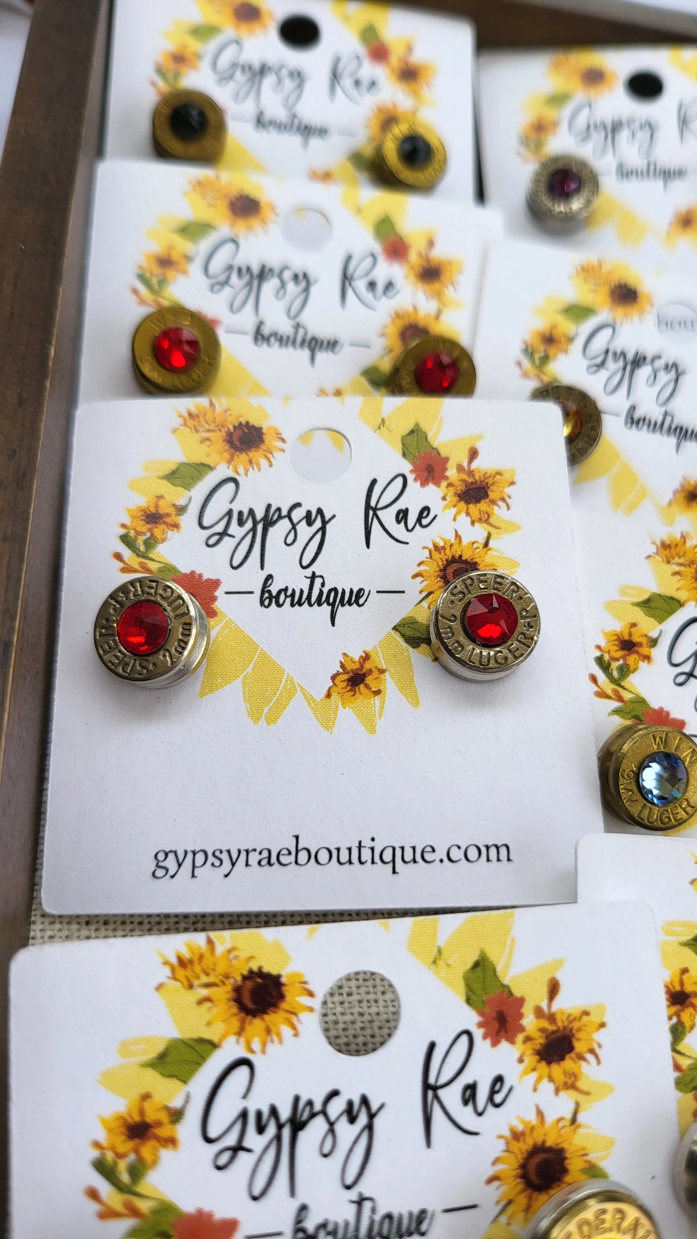 Bullet Stud Earrings