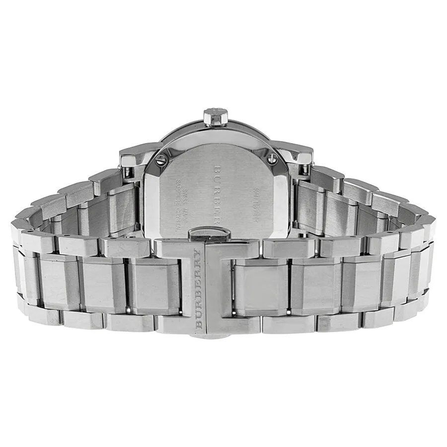 Burberry Silver Dial Stainless Steel Watch BU9200