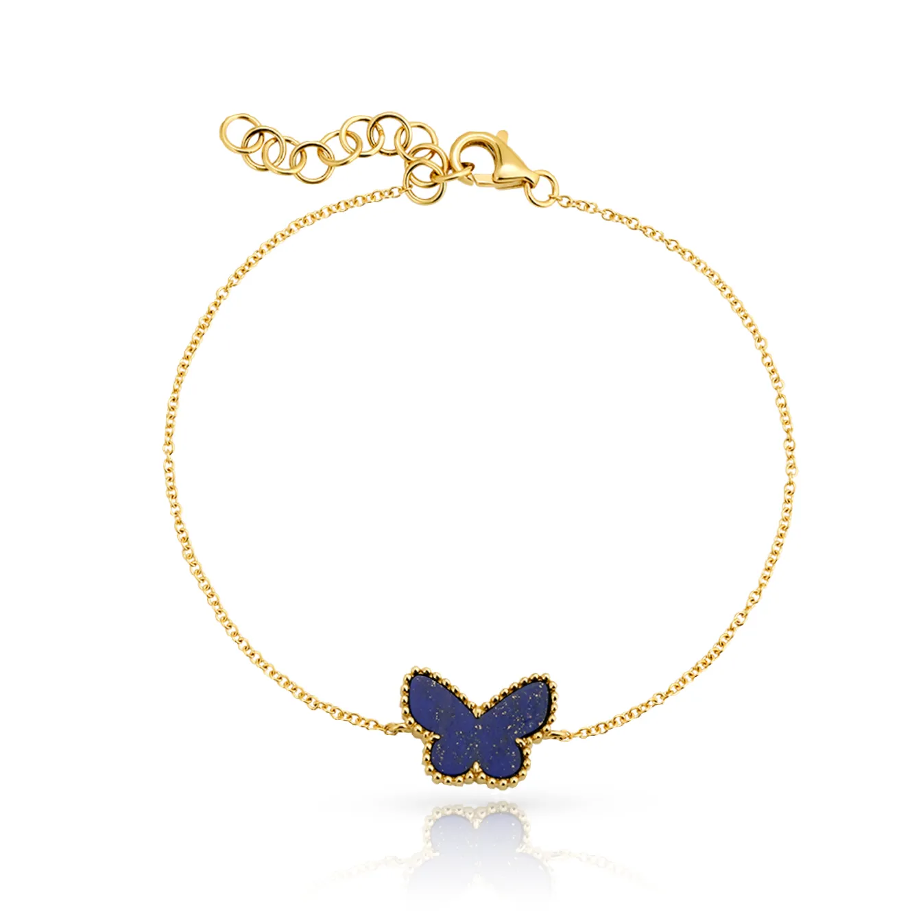 Butterfly Gemstone Bracelet