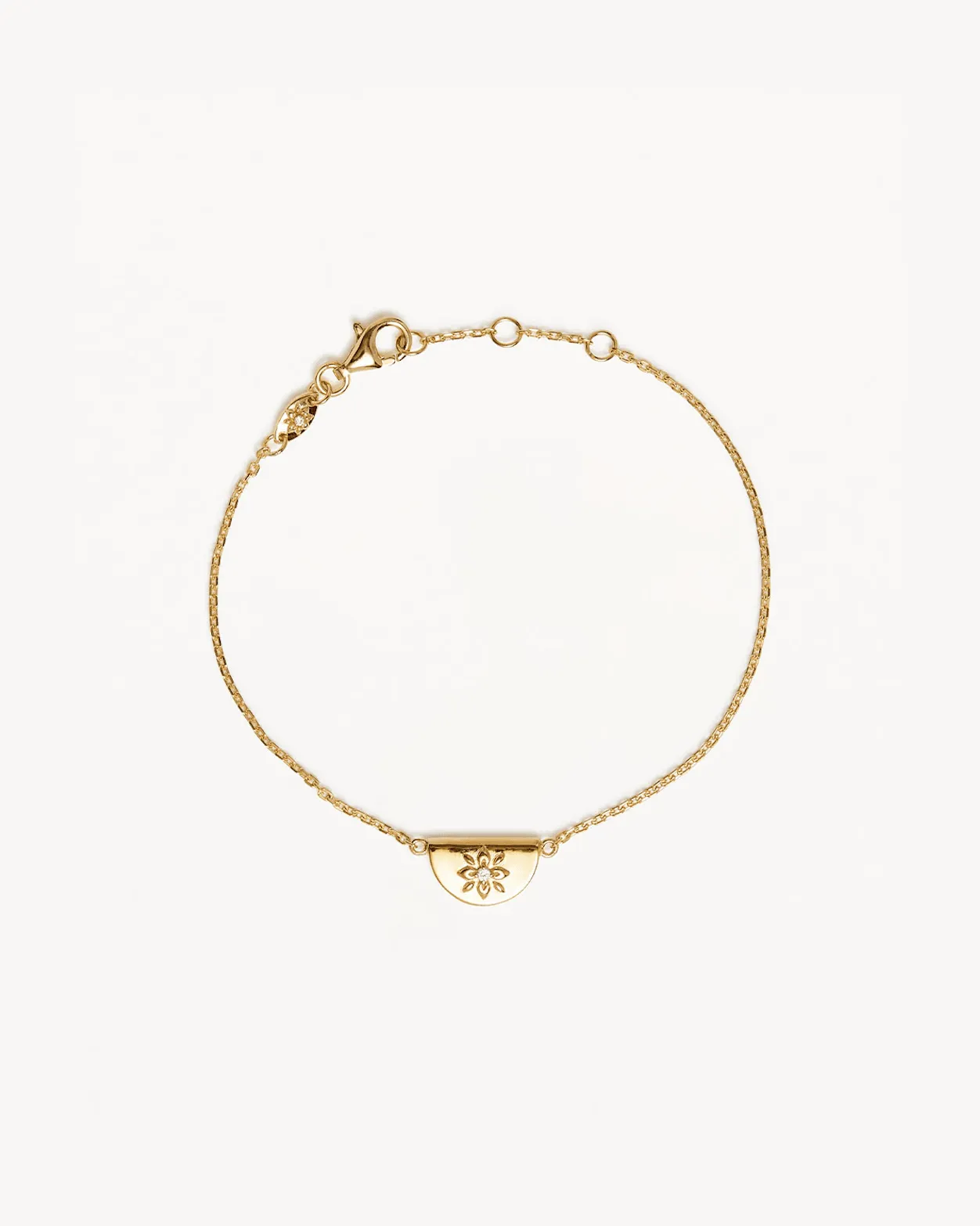 BY CHARLOTTE Lotus Bracelet - 18k Gold Vermeil