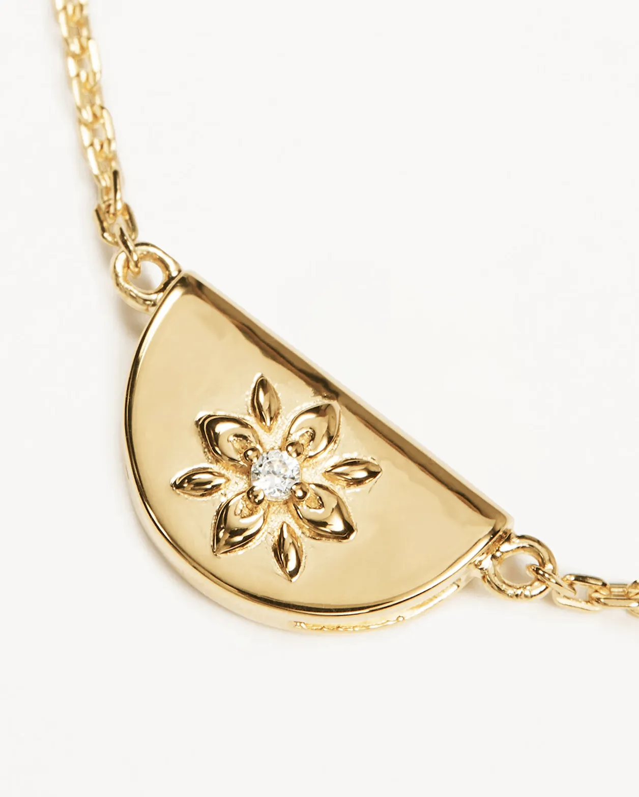 BY CHARLOTTE Lotus Bracelet - 18k Gold Vermeil
