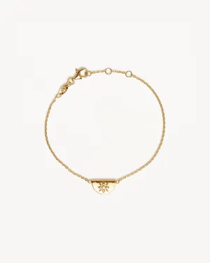 BY CHARLOTTE Lotus Bracelet - 18k Gold Vermeil