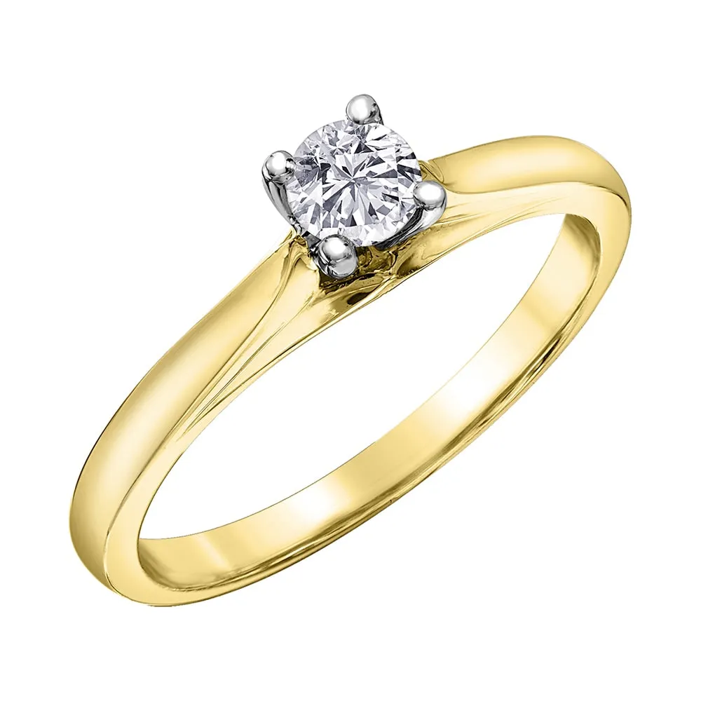 Canadian Diamond Solitaire Ring