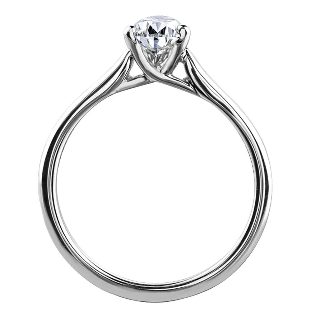 Canadian Pear Shaped Diamond Solitaire Ring