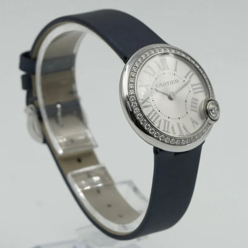 Cartier Ballon Bleu W4BL0003 Diamond Bezel 30mm