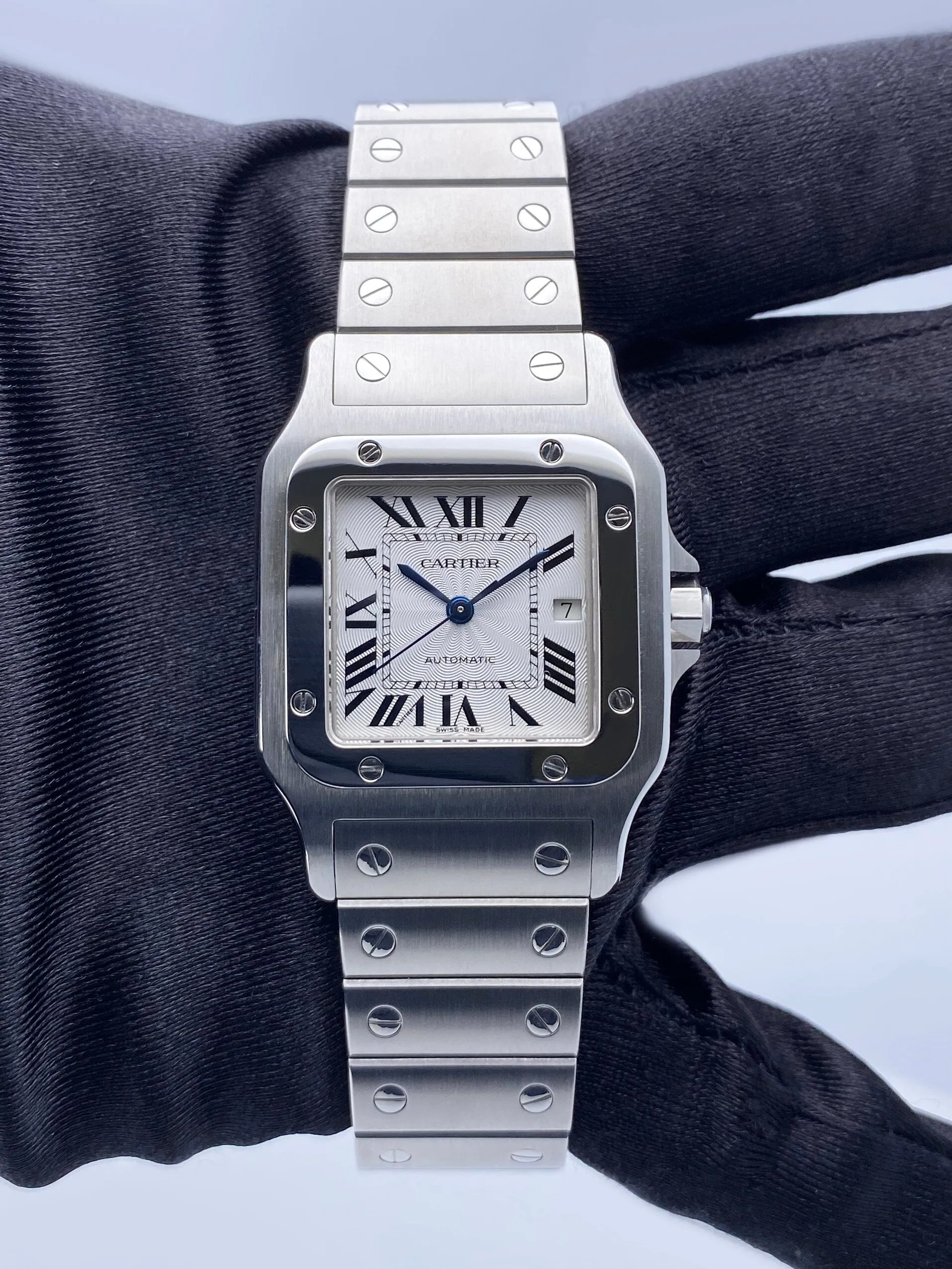 Cartier Santos Galbee W20055D6 Stainless Steel Ladies Watch