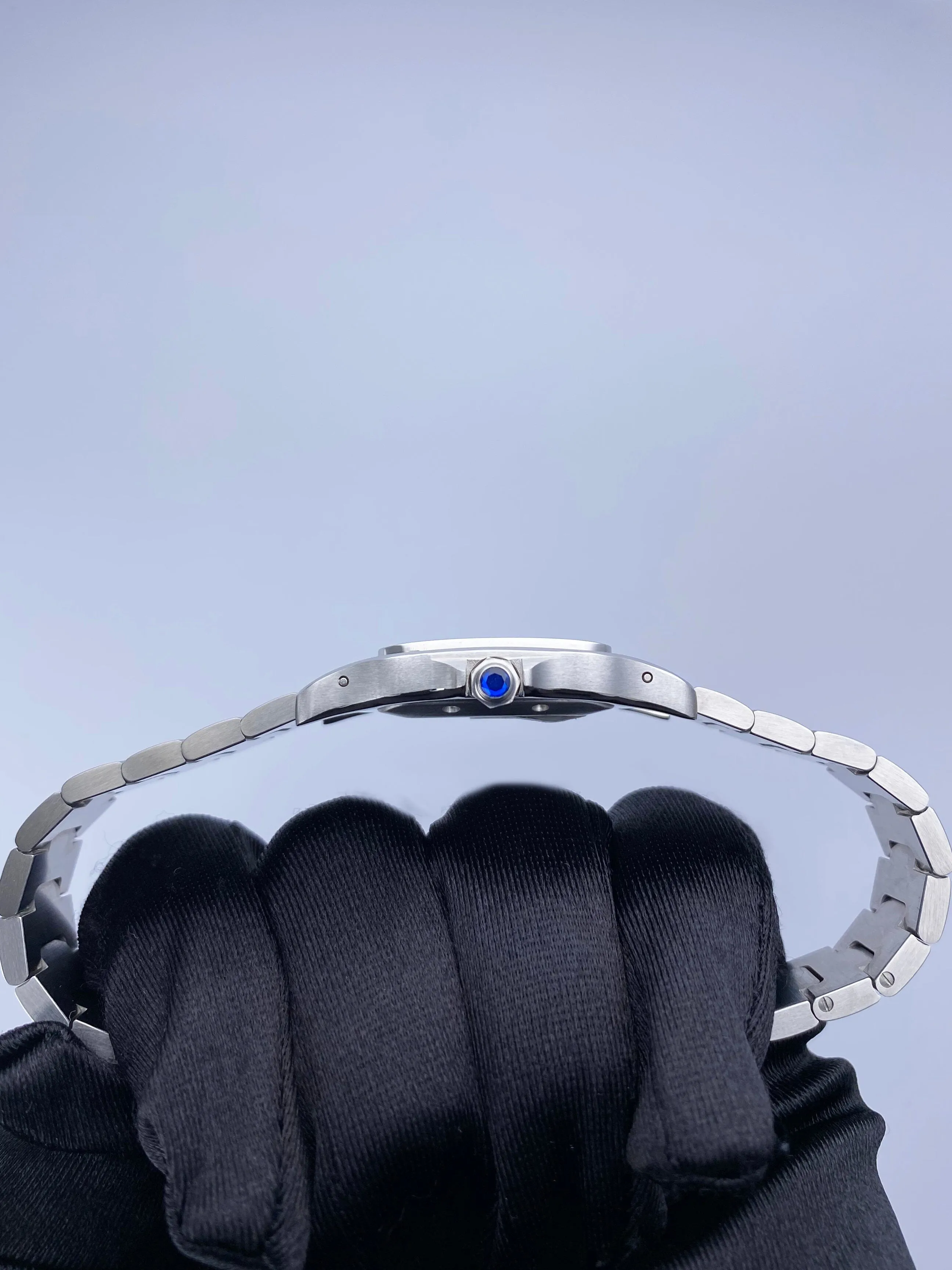 Cartier Santos Galbee W20055D6 Stainless Steel Ladies Watch