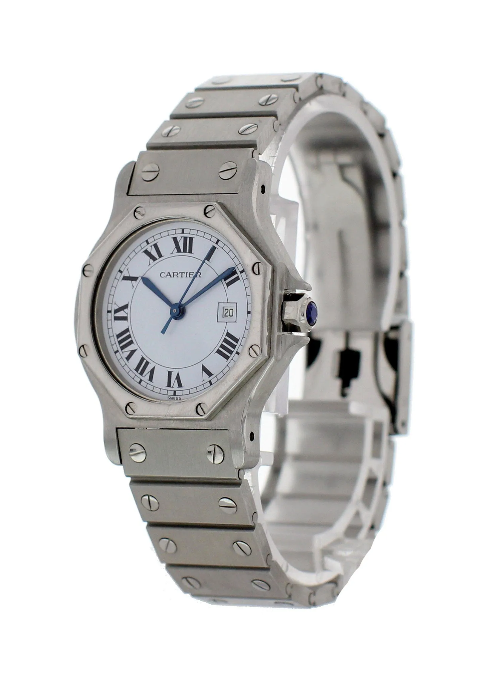 Cartier Santos Octagon 2966 Mens Watch