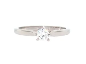 Cartier 'Solitaire 1895' Diamond Promise Ring, 0.23 carats, in Platinum
