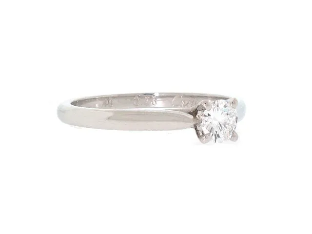 Cartier 'Solitaire 1895' Diamond Promise Ring, 0.23 carats, in Platinum