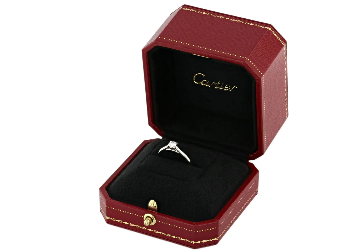 Cartier 'Solitaire 1895' Diamond Promise Ring, 0.23 carats, in Platinum