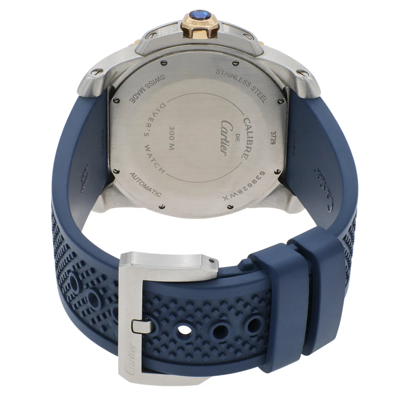 Cartier Stainless Steel 18K Rose Gold Calibre de Cartier Diver W2CA0009