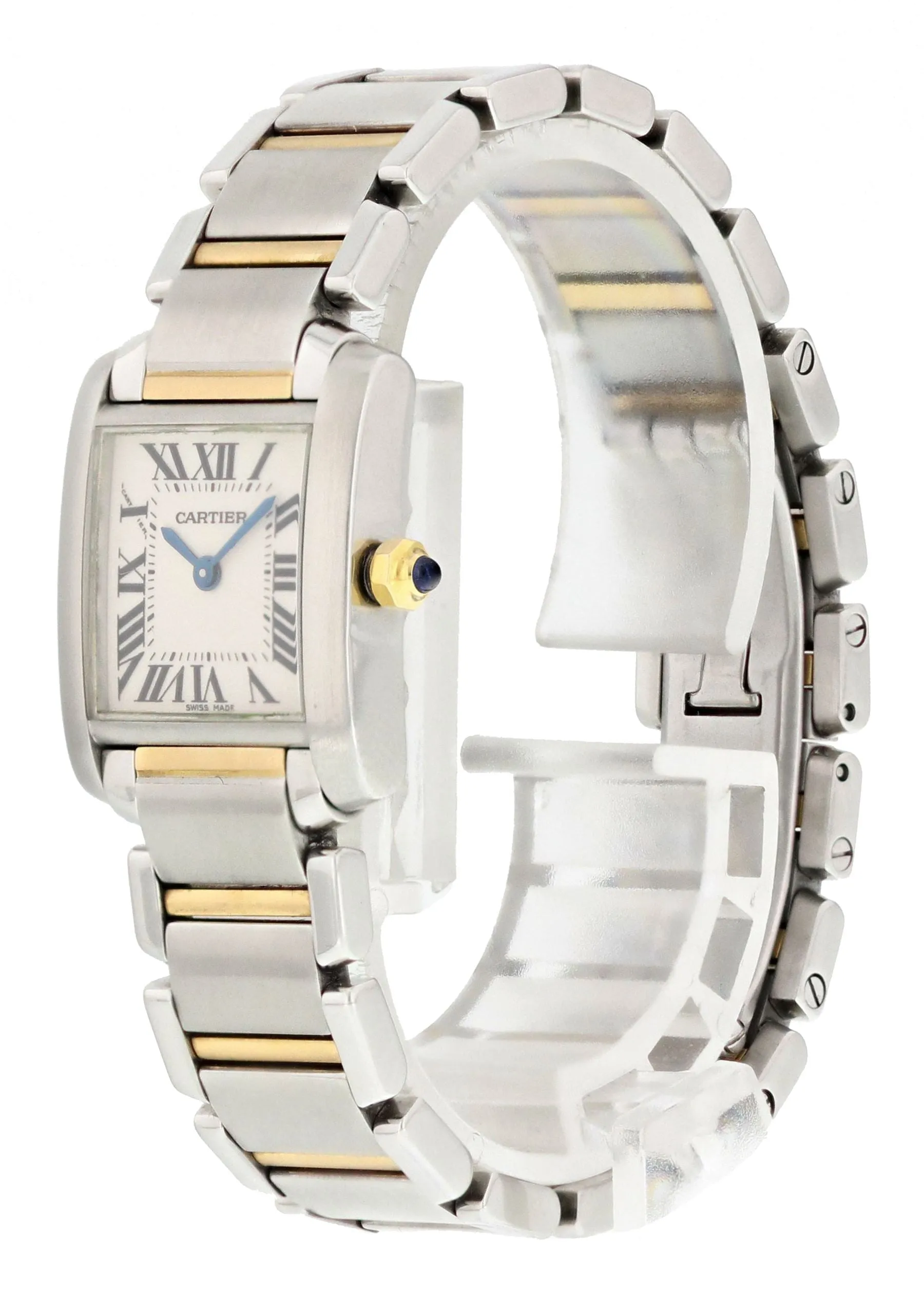 Cartier Tank Francaise 2384 Two Tone Ladies Watch