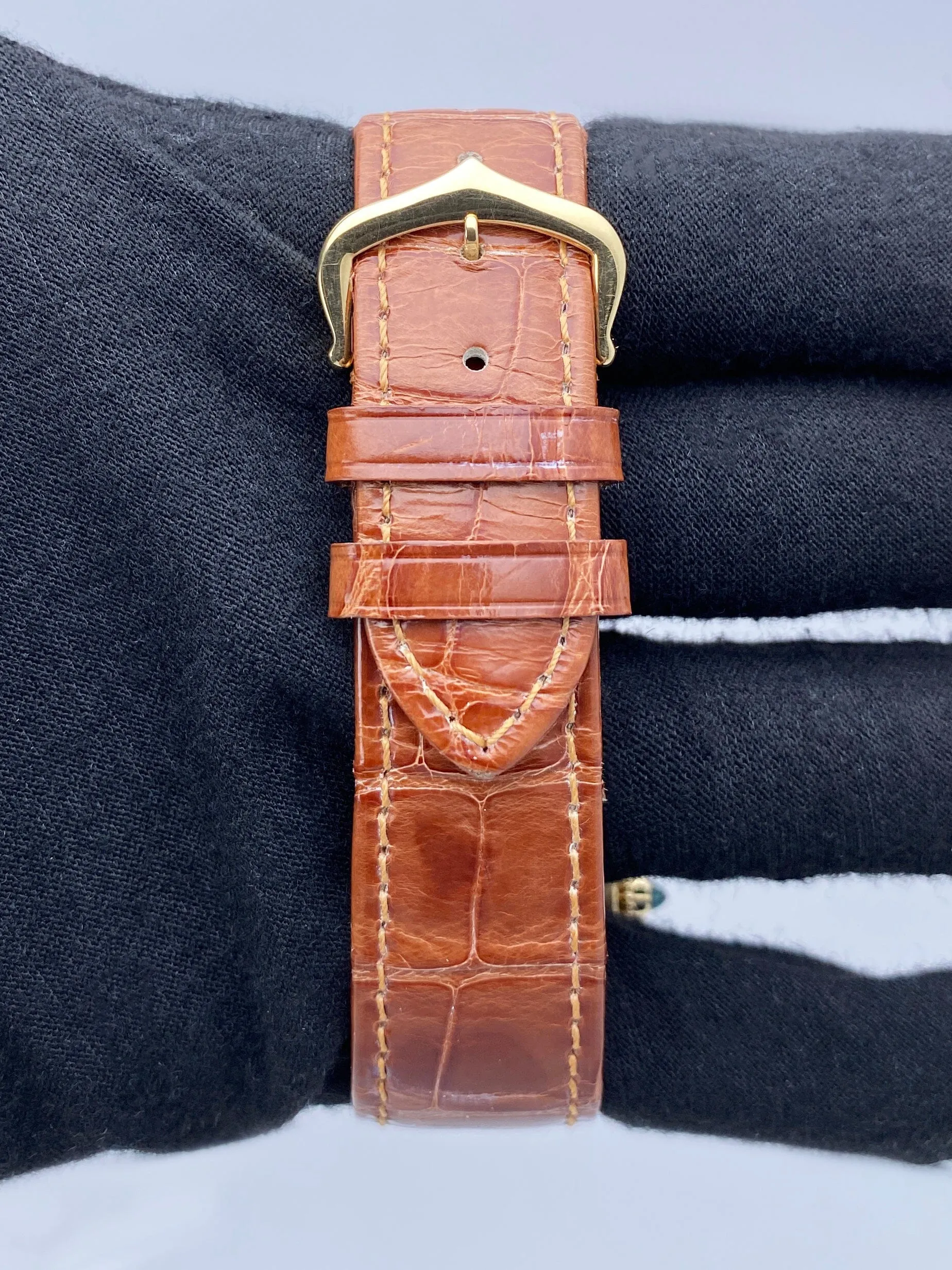 Cartier Tank Louis W1529756 18K Yellow Gold Mens Watch Box Papers