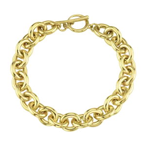 Chain Bracelet with Tusk Clasp