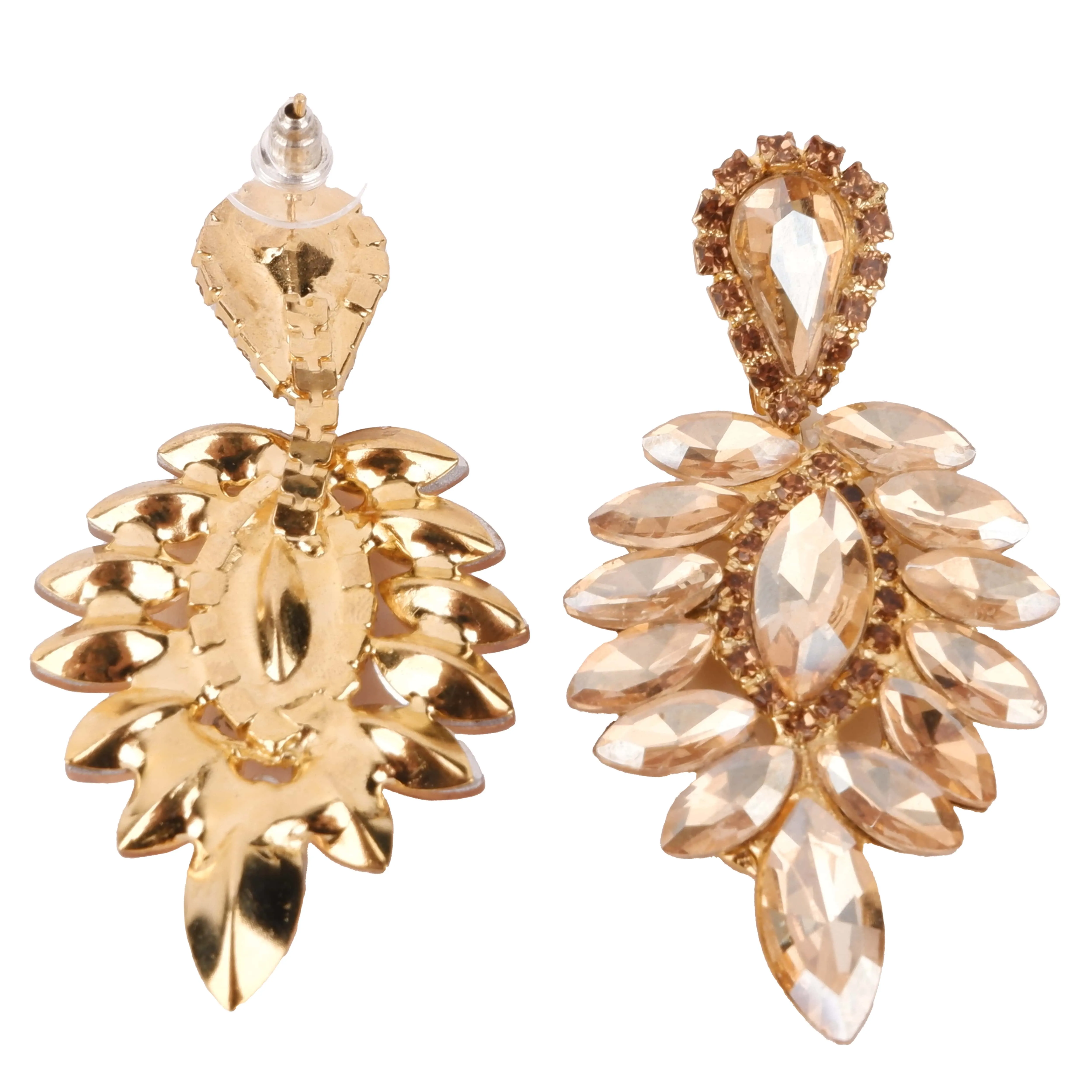 Chic Crystal Cascade Earrings