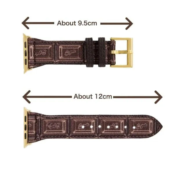 Chocolate Leather Band for Apple Watch【Japan Jewelry】