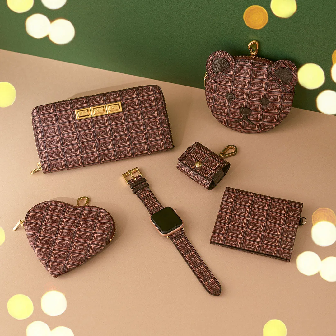 Chocolate Leather Band for Apple Watch【Japan Jewelry】