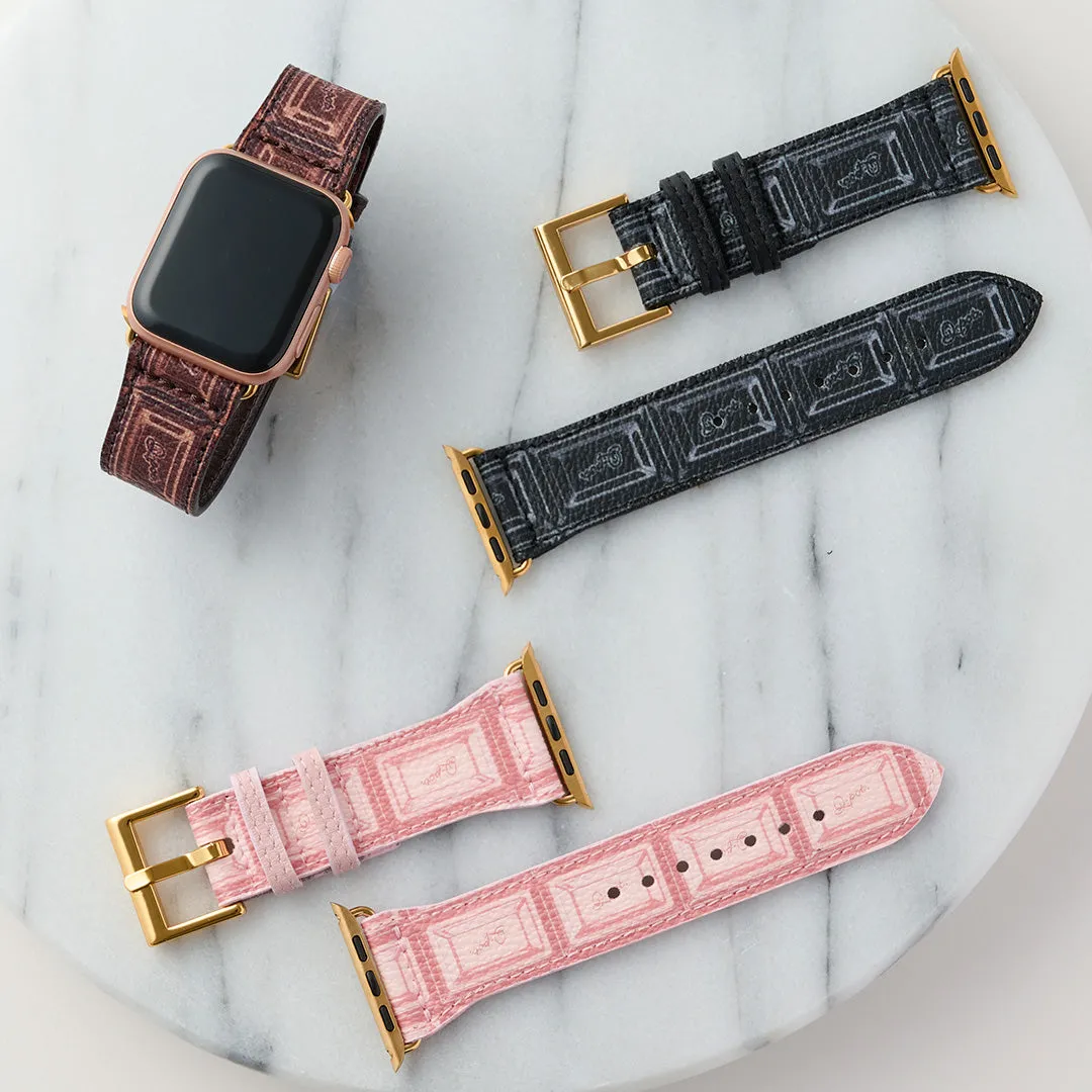 Chocolate Leather Band for Apple Watch【Japan Jewelry】