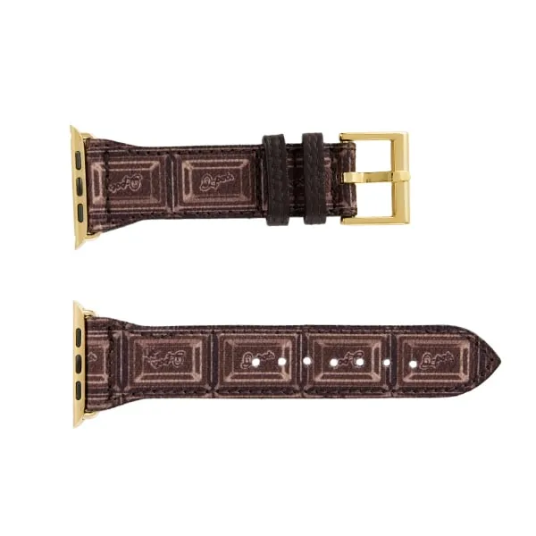 Chocolate Leather Band for Apple Watch【Japan Jewelry】