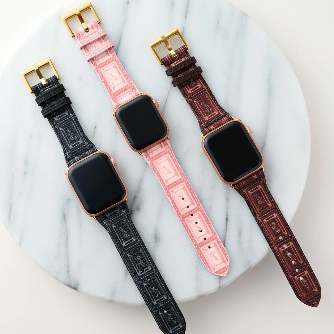 Chocolate Leather Band for Apple Watch【Japan Jewelry】
