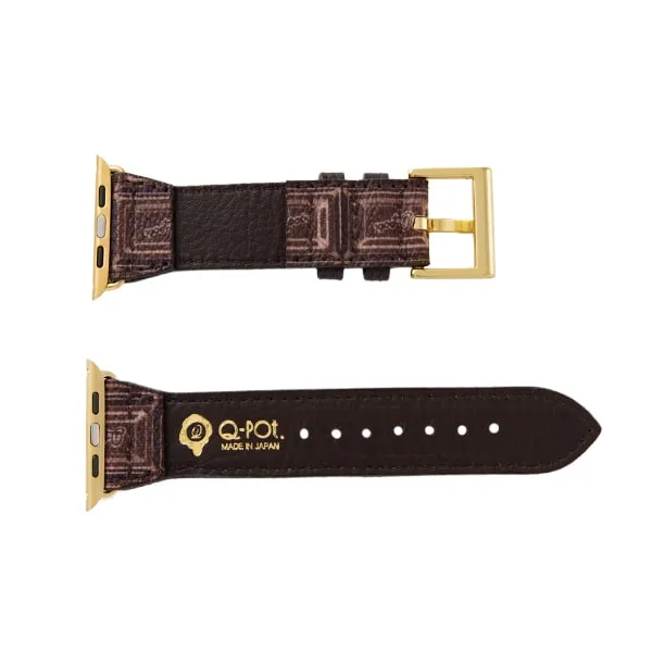 Chocolate Leather Band for Apple Watch【Japan Jewelry】
