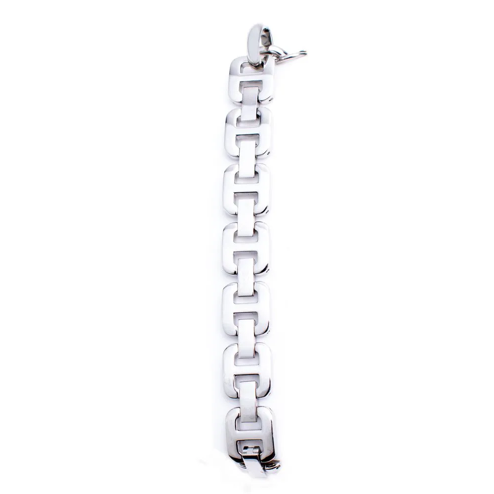 Chronotech Silver Stainless Steel Watch