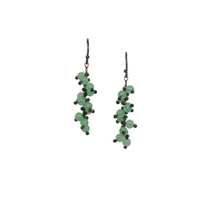 Chrysoprace Short Spiral Earrings