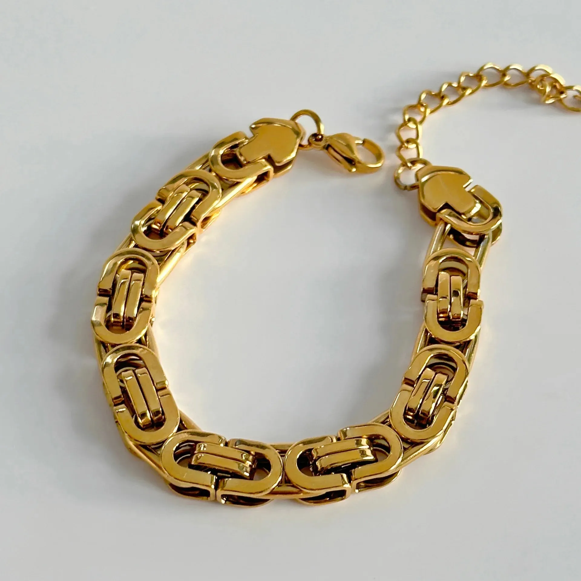 Chunky Chain & Herringbone Bracelets