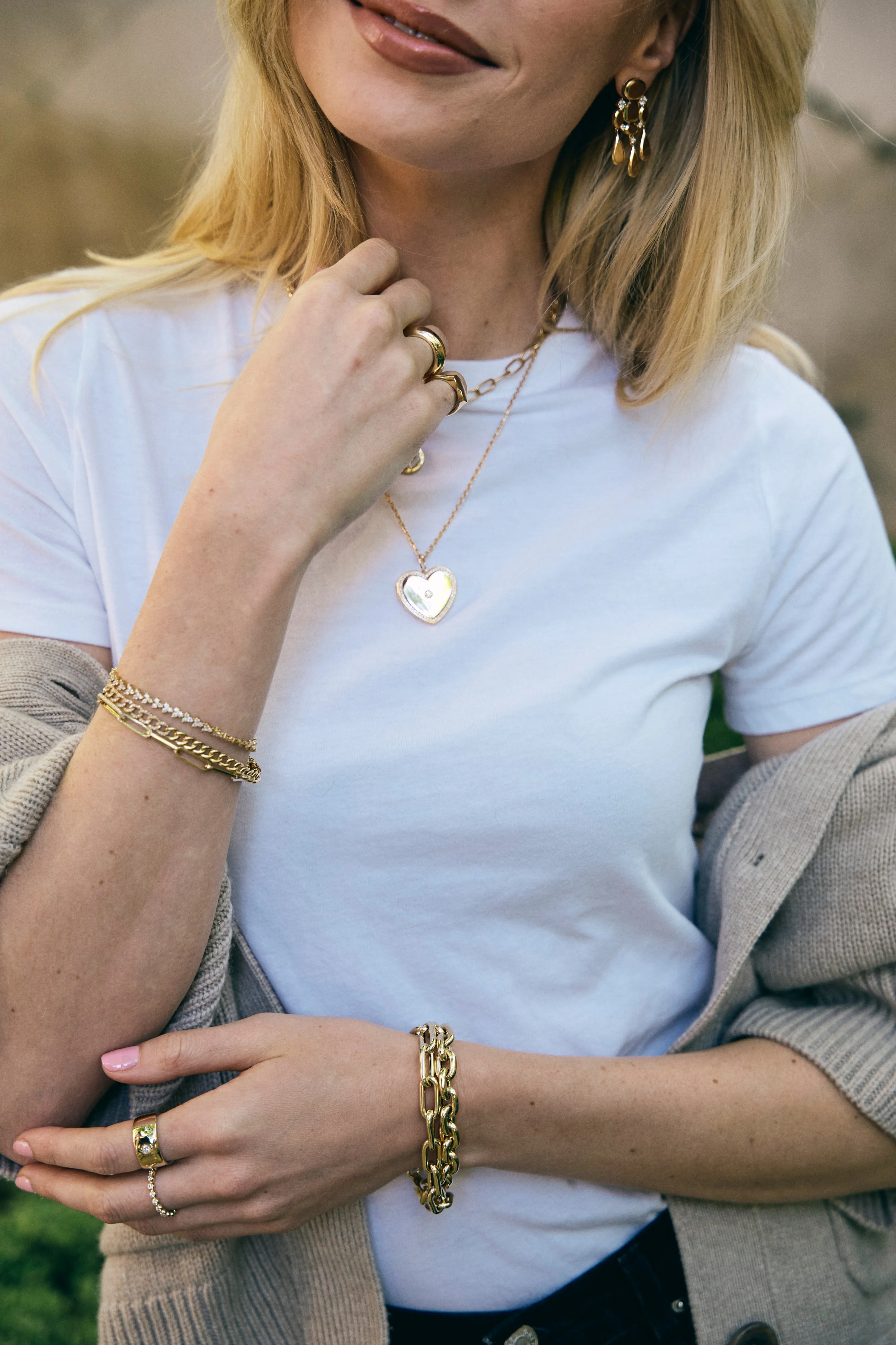 Chunky Paperclip Chain Bracelet